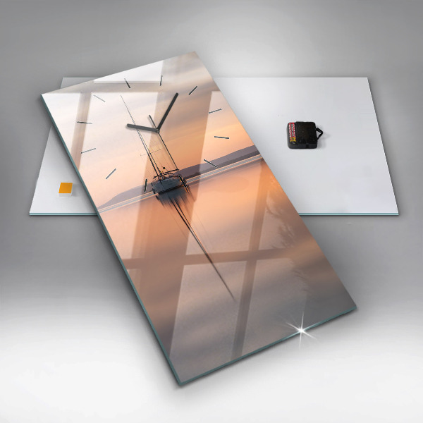 Vertikale Uhr mit motiv Balaton (Plattensee) USA