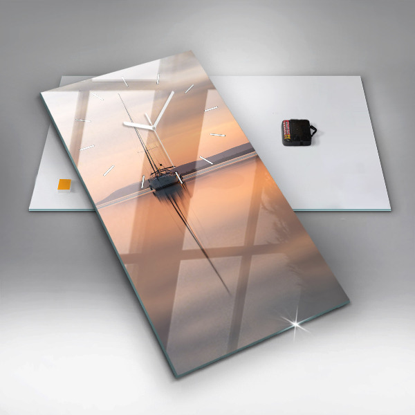 Vertikale Uhr mit motiv Balaton (Plattensee) USA