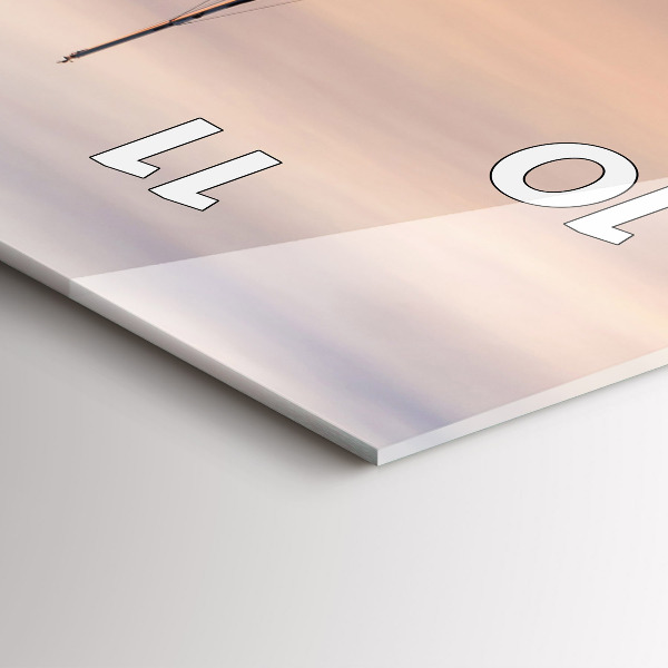 Vertikale Uhr mit motiv Balaton (Plattensee) USA