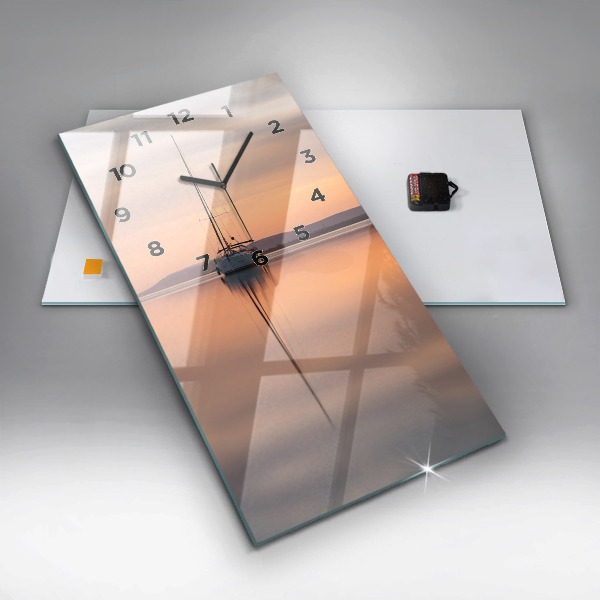 Vertikale Uhr mit motiv Balaton (Plattensee) USA