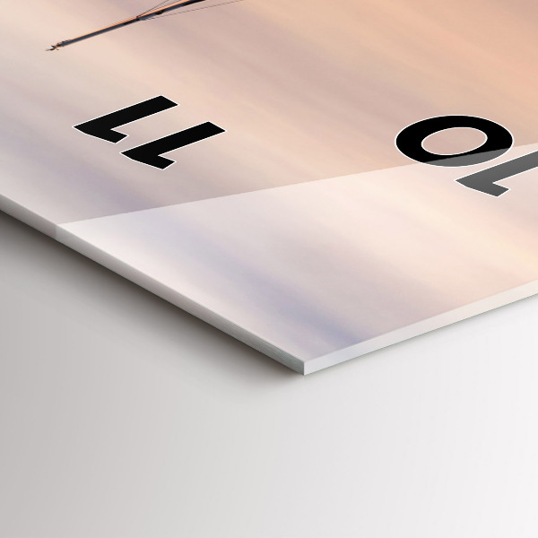 Vertikale Uhr mit motiv Balaton (Plattensee) USA