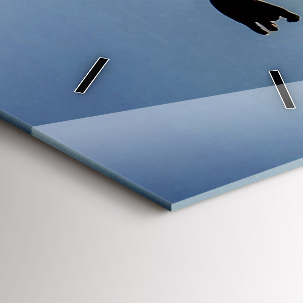 Vertikale Uhr Spanischer Tanz auf dem Meer