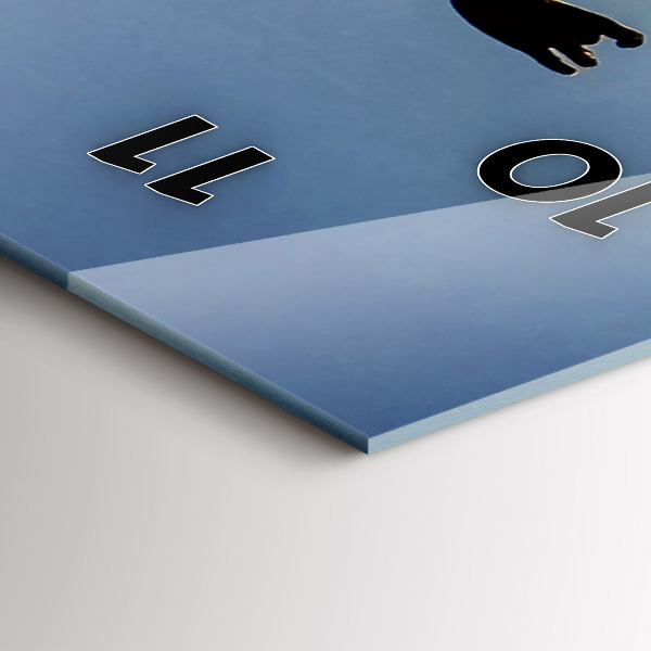 Vertikale Uhr Spanischer Tanz auf dem Meer