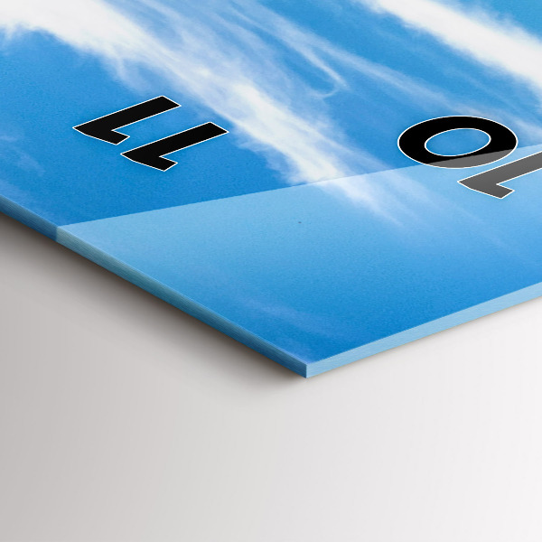 Vertikale Uhr Chamonix-Tal, Französische Alpen