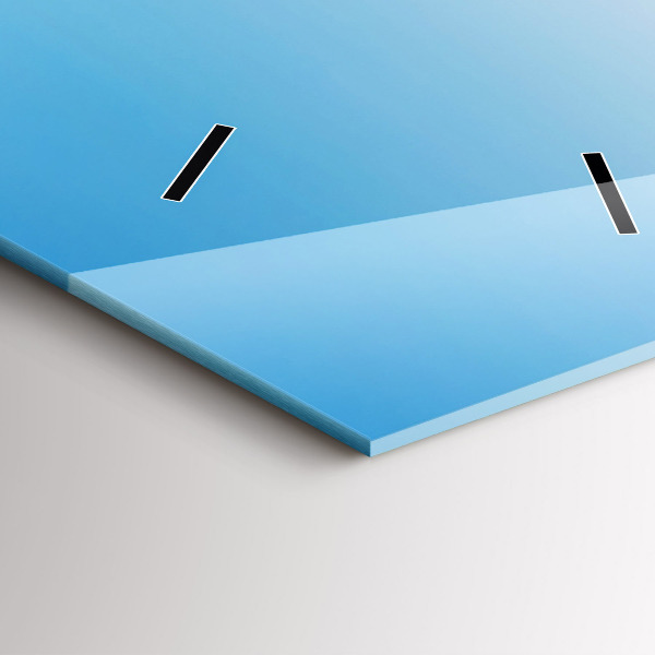 Vertikale Uhr mit motiv Gletscher Mont Blanc Chamonix