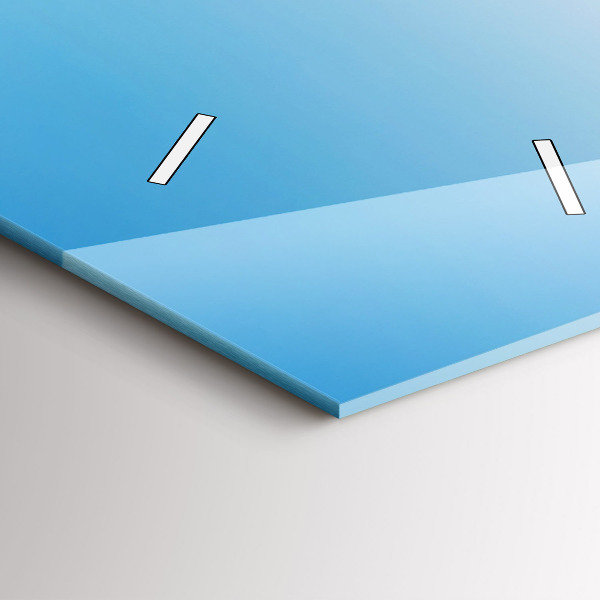 Vertikale Uhr mit motiv Gletscher Mont Blanc Chamonix