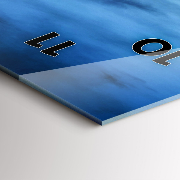 Vertikale Uhr mit motiv Tempel in Bangkok Thailand