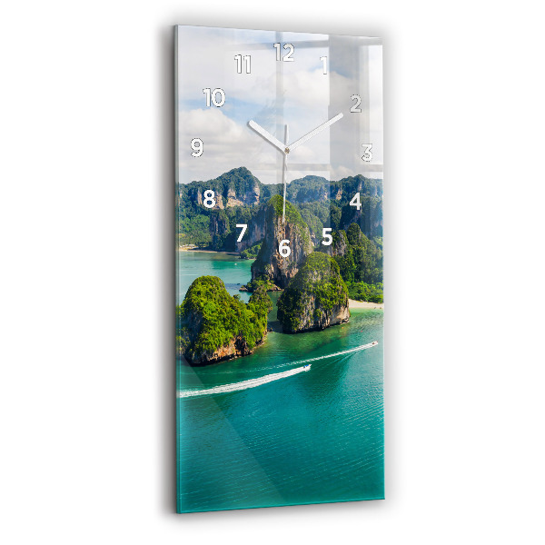 Vertikale Uhr mit motiv Insel in Thailand