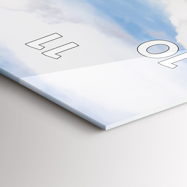 Vertikale Uhr mit motiv Insel in Thailand