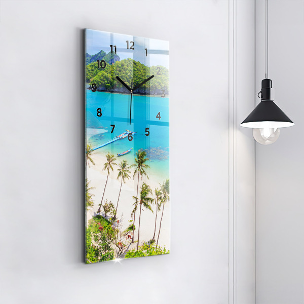 Vertikale Uhr Nationalpark Thailand