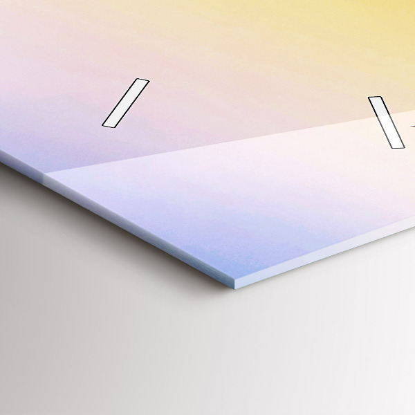 Vertikale Uhr mit motiv Eisberg und Sonnenaufgang