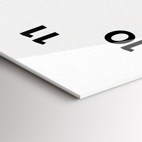 Vertikale Uhr mit motiv Cartoon-Stadt