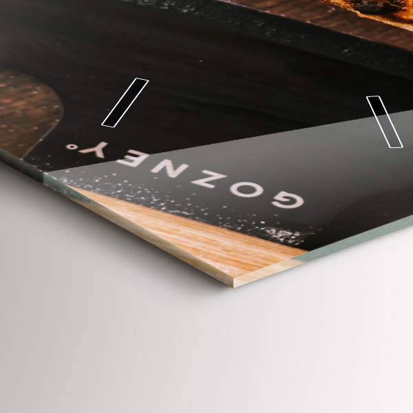 Vertikale Uhr mit motiv Italienische Pizza