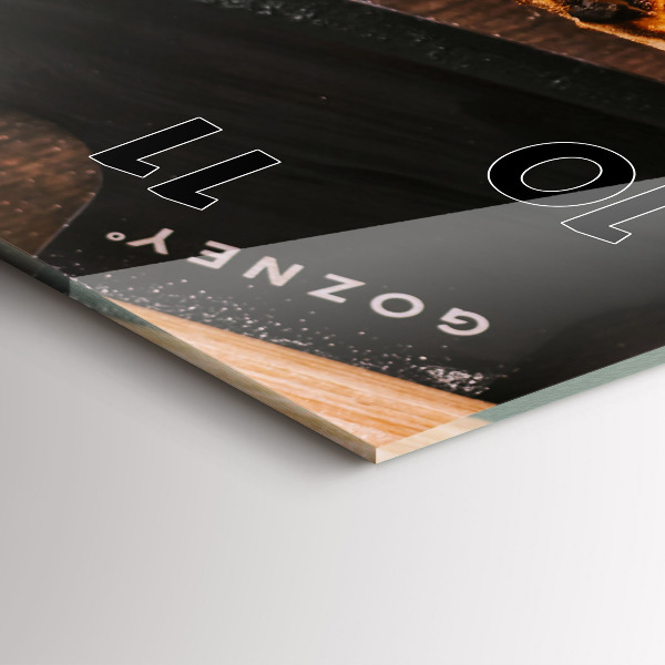 Vertikale Uhr mit motiv Italienische Pizza