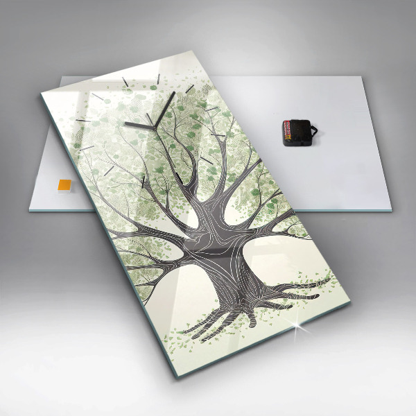 Vertikale Uhr Großer Baum Natur