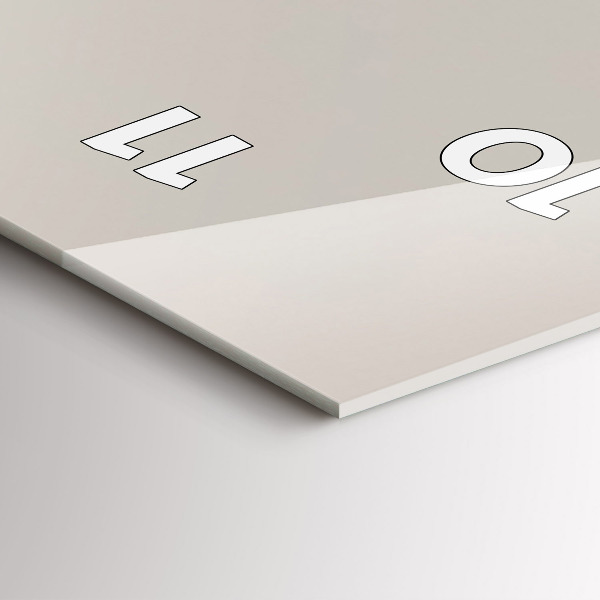 Vertikale Uhr Abstrakte goldene Berge