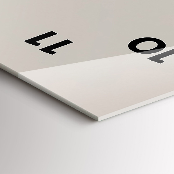 Vertikale Uhr Abstrakte goldene Berge