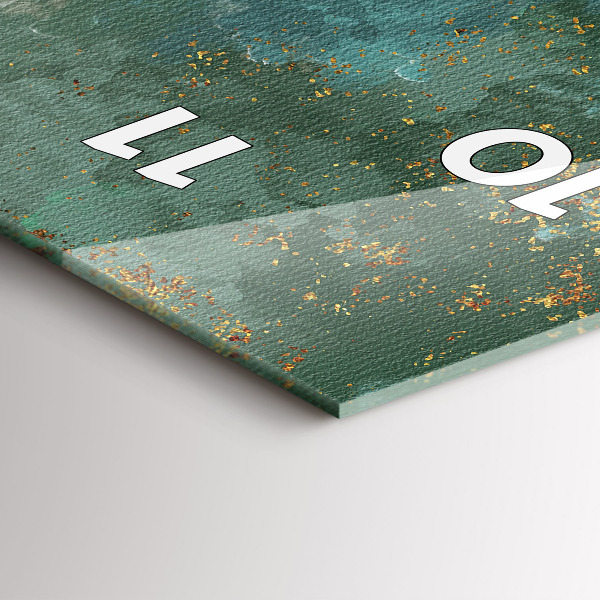 Vertikale Uhr mit motiv Dekoratives Muster