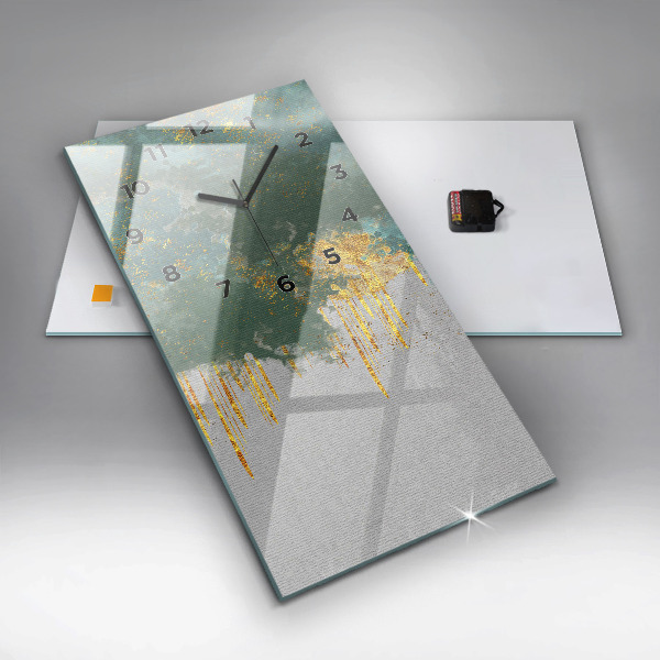 Vertikale Uhr mit motiv Dekoratives Muster