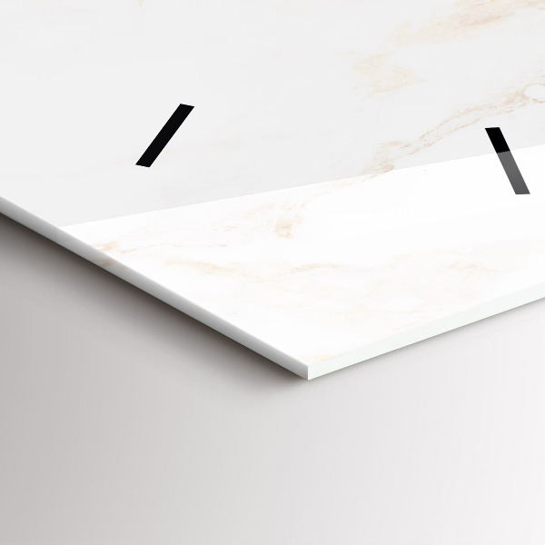 Vertikale Uhr Eleganter Marmor