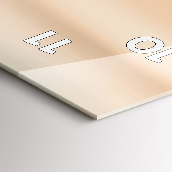 Vertikale Uhr Feld Sonnenaufgang