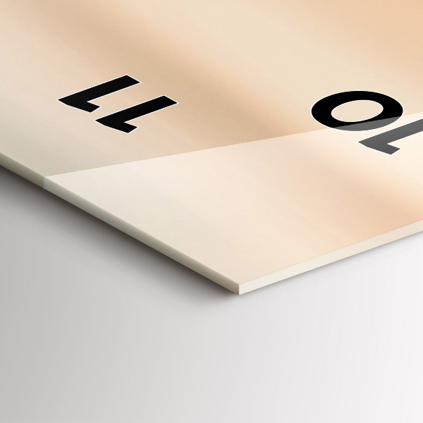 Vertikale Uhr Feld Sonnenaufgang