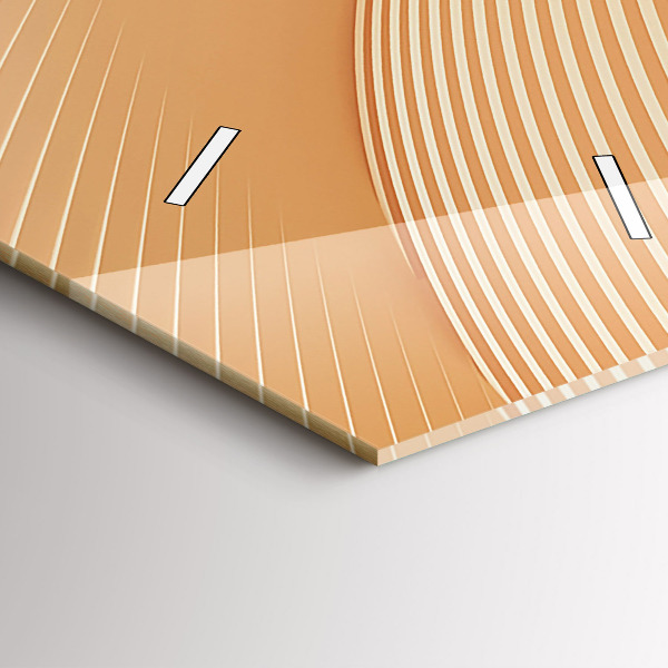 Vertikale Uhr Wellen abstraktes Muster