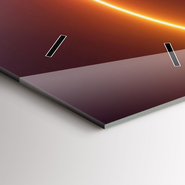 Vertikale Uhr mit motiv 3D Rauch abstrakt