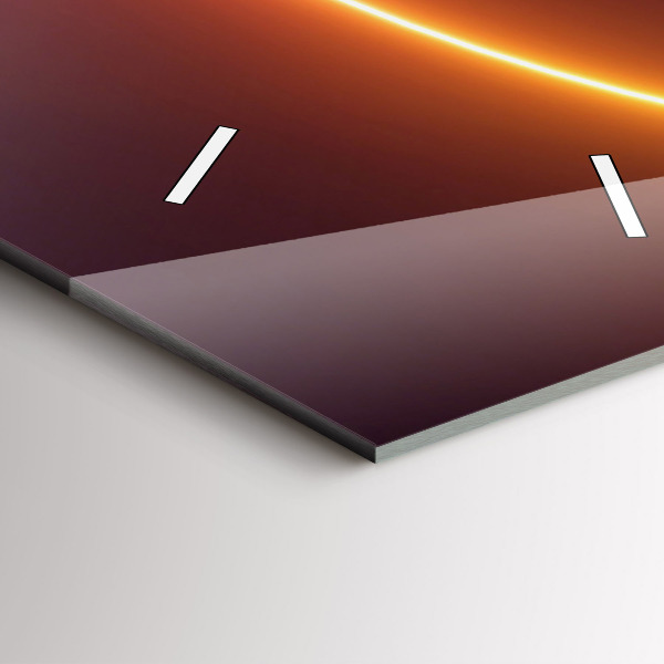 Vertikale Uhr mit motiv 3D Rauch abstrakt