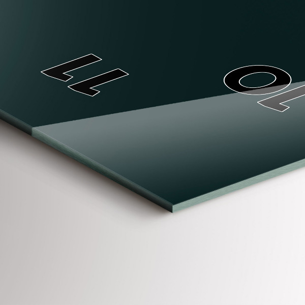 Vertikale Uhr Fußballfeld