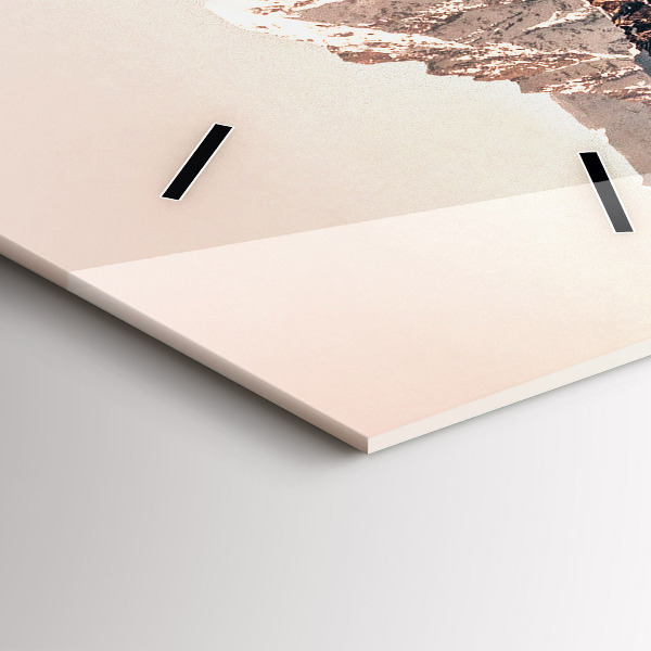 Vertikale Uhr mit motiv Walfisch Wasser