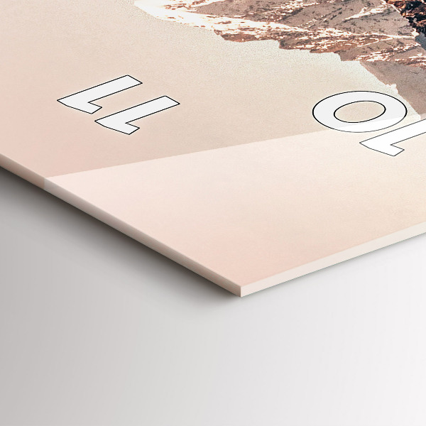 Vertikale Uhr mit motiv Walfisch Wasser