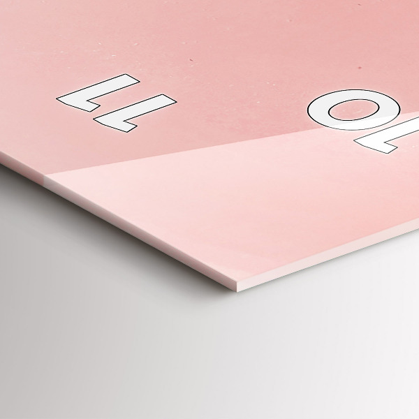 Vertikale Uhr mit motiv Strand Meersand