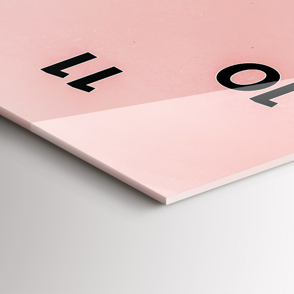 Vertikale Uhr mit motiv Strand Meersand