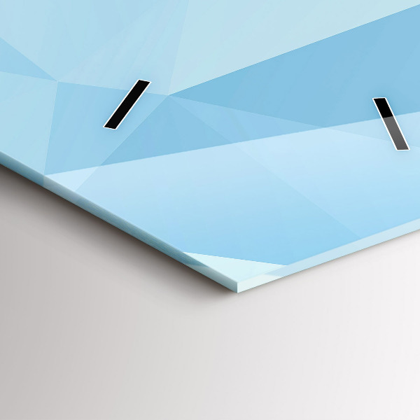 Vertikale Uhr mit motiv Dreiecke abstrakt