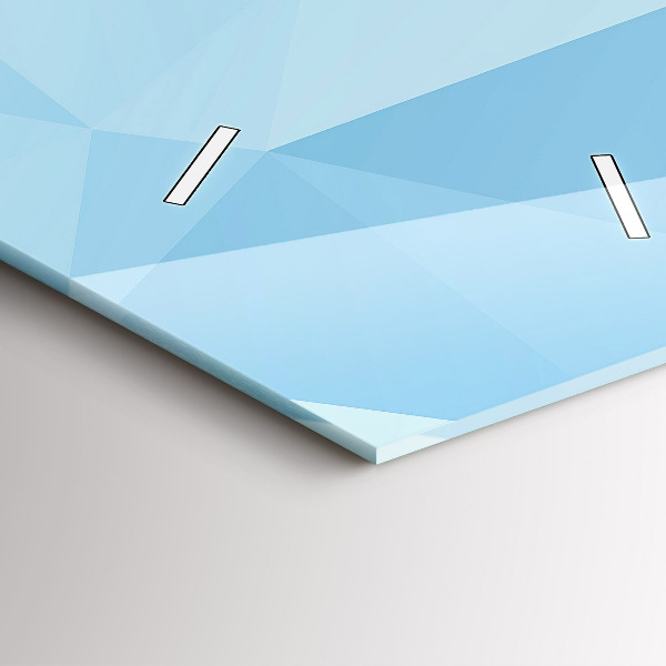 Vertikale Uhr mit motiv Dreiecke abstrakt