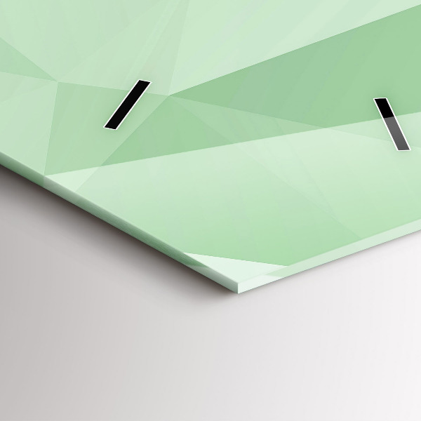 Vertikale Uhr mit motiv Dreiecke abstrakt