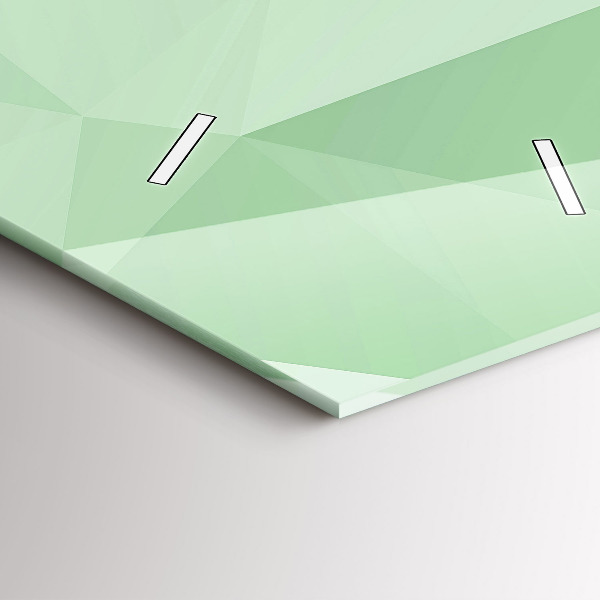 Vertikale Uhr mit motiv Dreiecke abstrakt