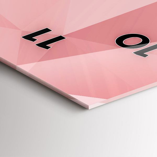 Vertikale Uhr Dreiecke abstrakt