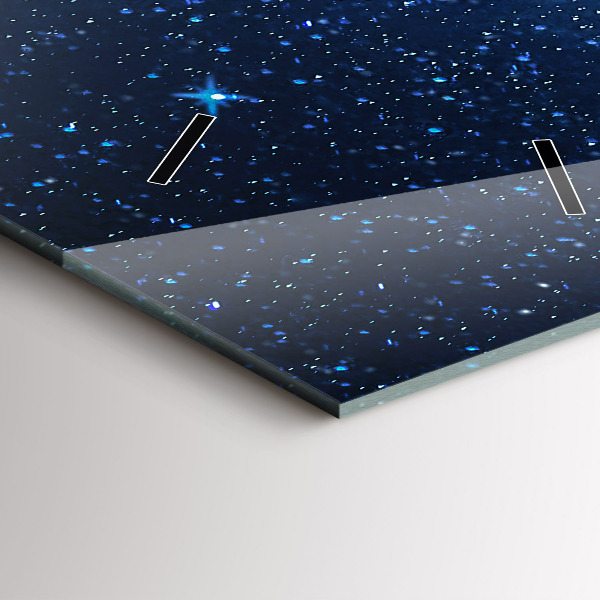 Vertikale Uhr Nachthimmel