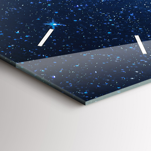 Vertikale Uhr Nachthimmel