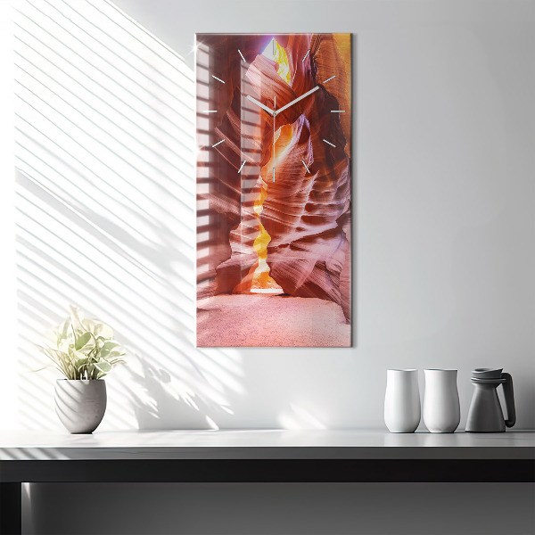 Vertikale Uhr mit motiv Sand-Schlucht