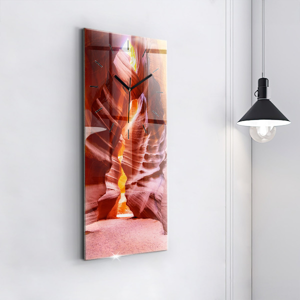 Vertikale Uhr mit motiv Sand-Schlucht