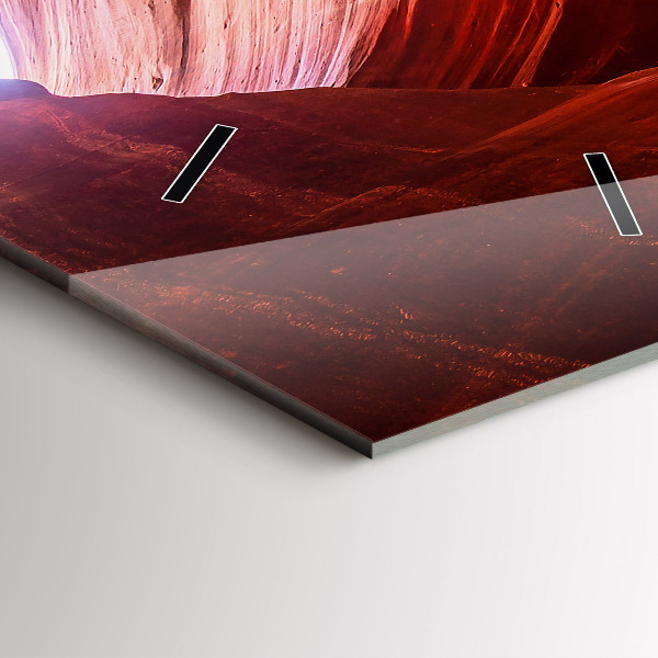 Vertikale Uhr mit motiv Sand-Schlucht