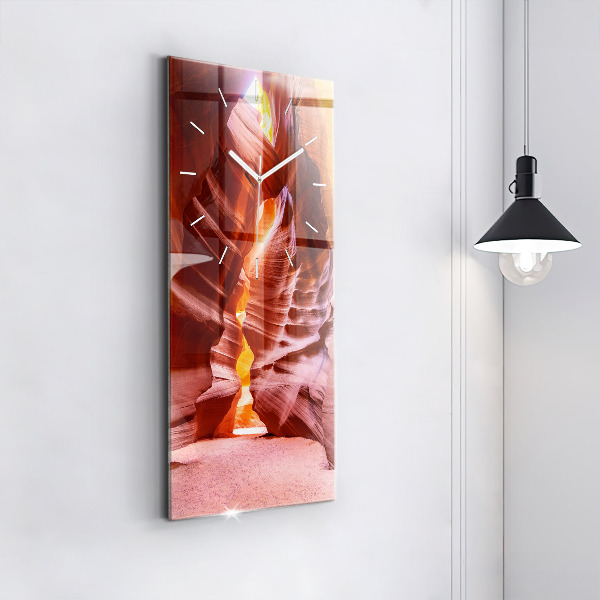 Vertikale Uhr mit motiv Sand-Schlucht