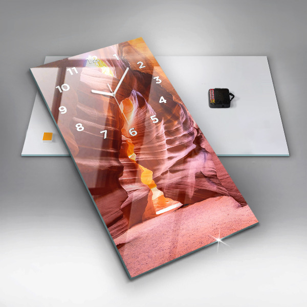 Vertikale Uhr mit motiv Sand-Schlucht