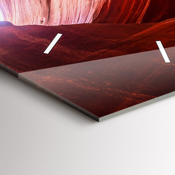 Vertikale Uhr mit motiv Sand-Schlucht