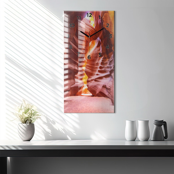 Vertikale Uhr mit motiv Sand-Schlucht