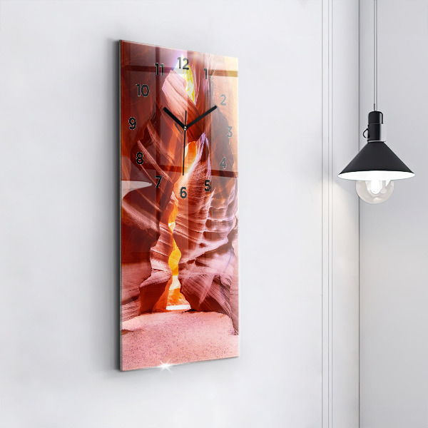 Vertikale Uhr mit motiv Sand-Schlucht