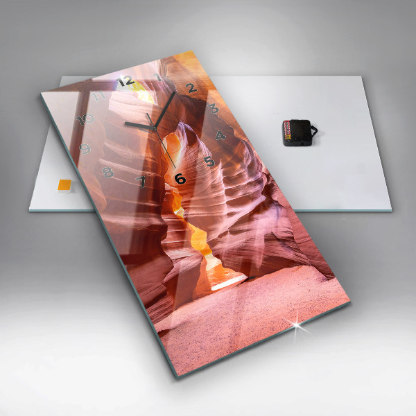 Vertikale Uhr mit motiv Sand-Schlucht